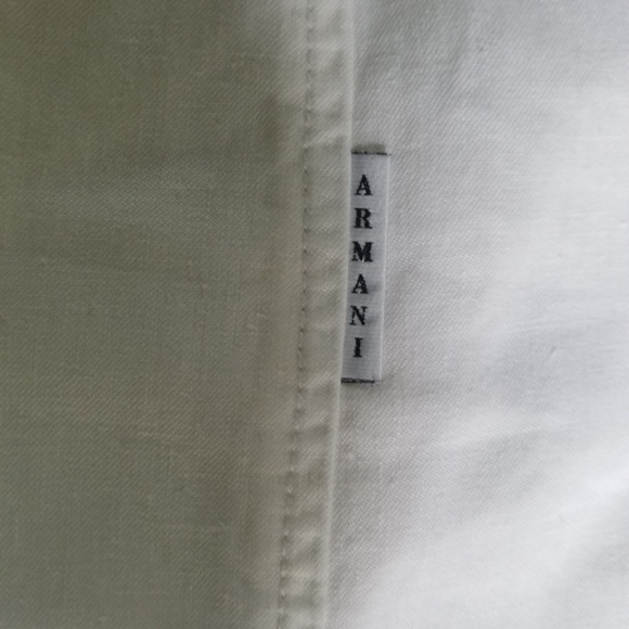 Armani Collezioni white linen skirt - Picture 3 of 6